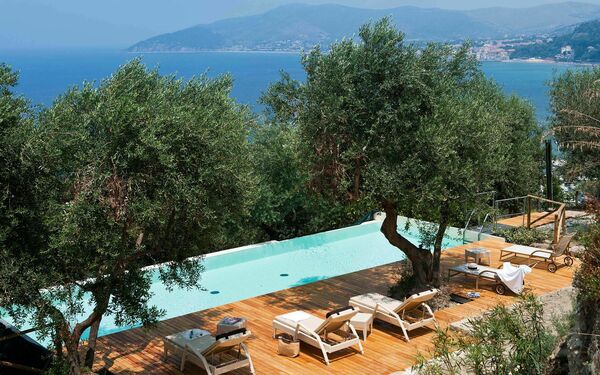 Villa Rupe Alta: Piscina, Vista Panoramica