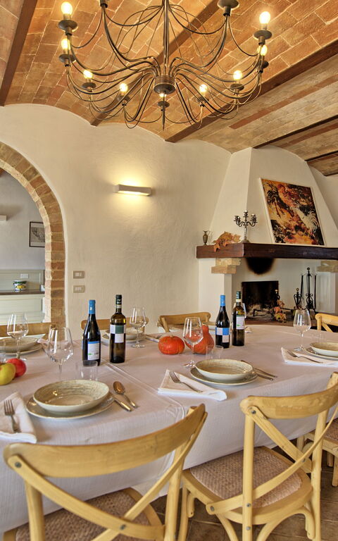 Villa Il Caggio: Sala da pranzo, Soggiorno