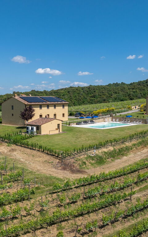 Villa Il Caggio: Piscina, Vista Panoramica