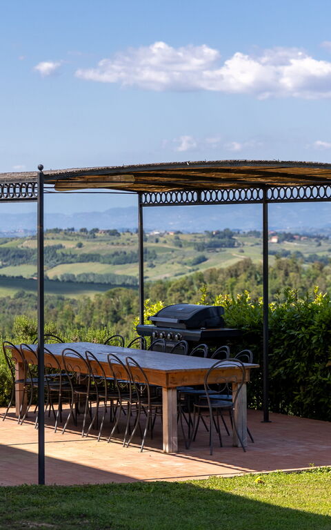 Villa Il Caggio: all'aperto, Balcone / Terrazza / Patio, Esterni, Vista Panoramica
