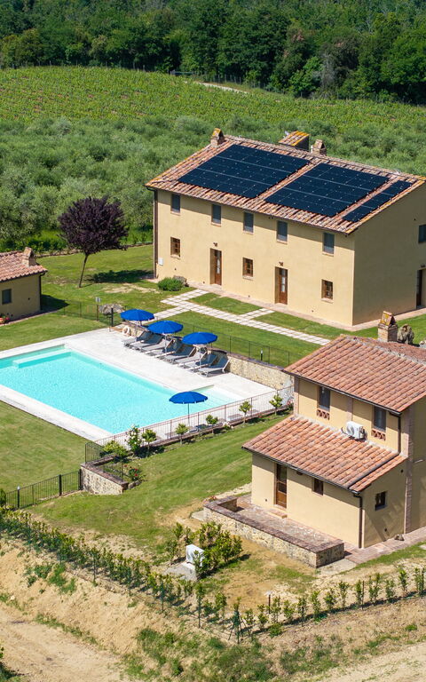 Villa Il Caggio: all'aperto, Esterni, Giardino, Piscina, Vista Panoramica