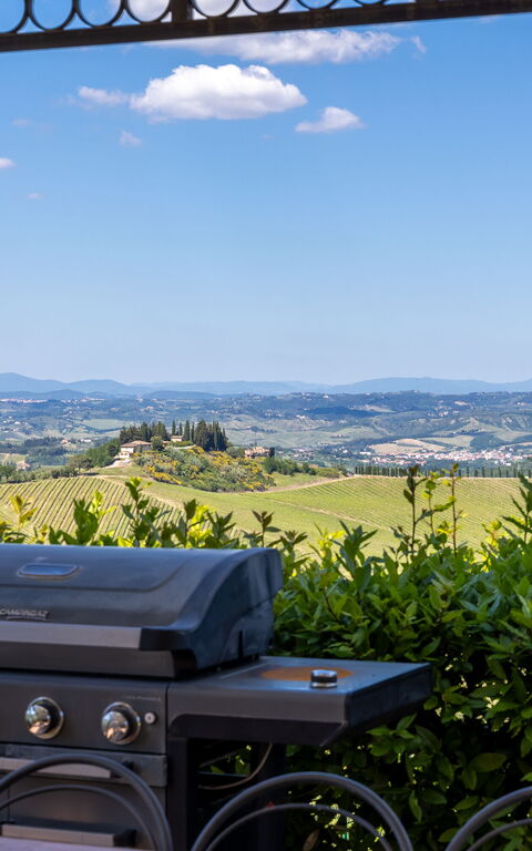 Villa Il Caggio: all'aperto, Balcone / Terrazza / Patio, Esterni, Vista Panoramica