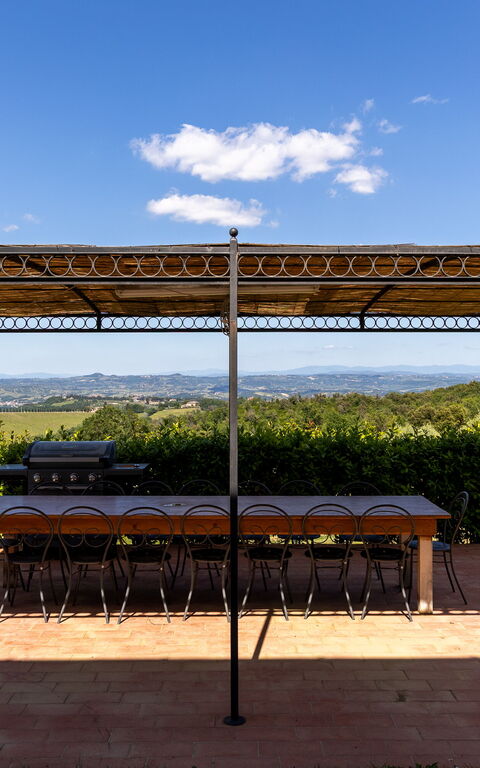 Villa Il Caggio: all'aperto, Balcone / Terrazza / Patio, Esterni, Vista Panoramica