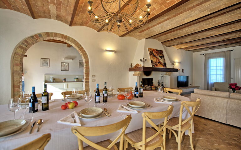 Villa Il Caggio: Sala da pranzo, Soggiorno