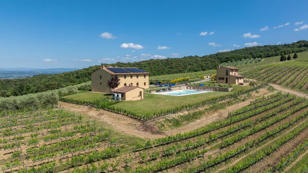 Villa Il Caggio: Piscina, Vista Panoramica