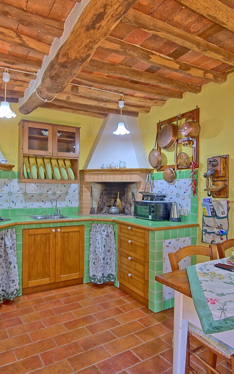 Casale Di Cozzile: Cucina, Sala da pranzo