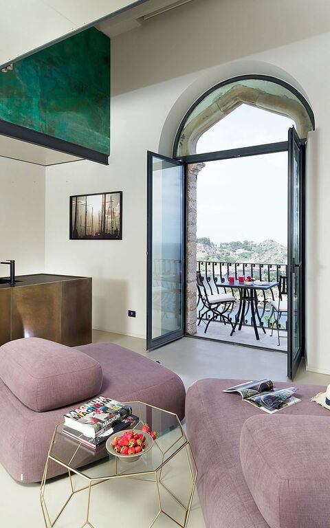 Torre Isola Bella: Cucina, Sala da pranzo, Soggiorno