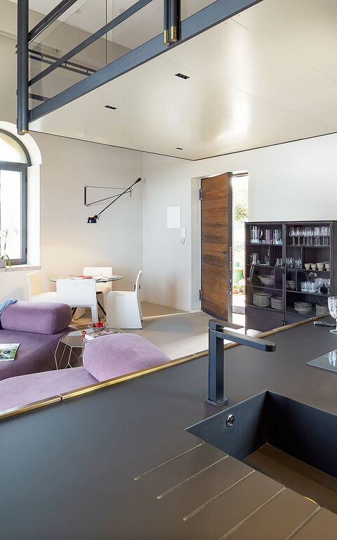 Torre Isola Bella: Cucina, Sala da pranzo, Soggiorno