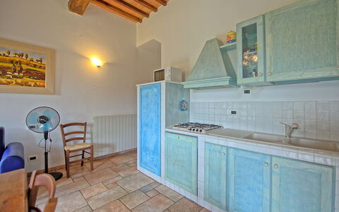 Alloggio Mulignone 10: Cucina, Sala da pranzo, Soggiorno