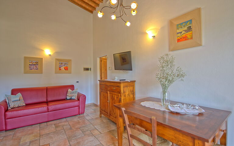 Alloggio Mulignone 15: Sala da pranzo, Soggiorno