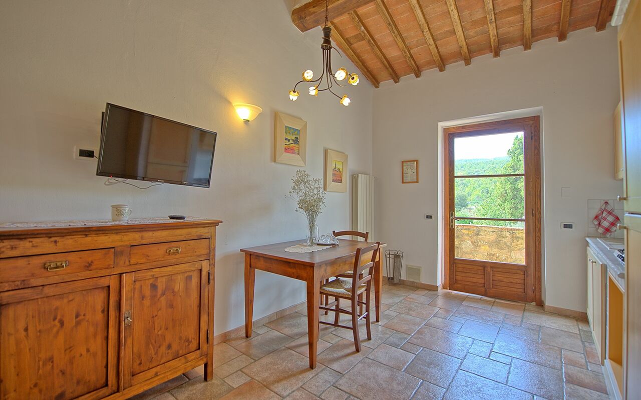 Alloggio Mulignone 15: Sala da pranzo, Soggiorno