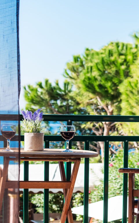 Beachfront Villa Rania: Balcone / Terrazza / Patio