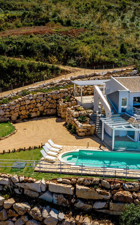 Villa Scire: all'aperto, Giardino, Piscina, Vista Panoramica