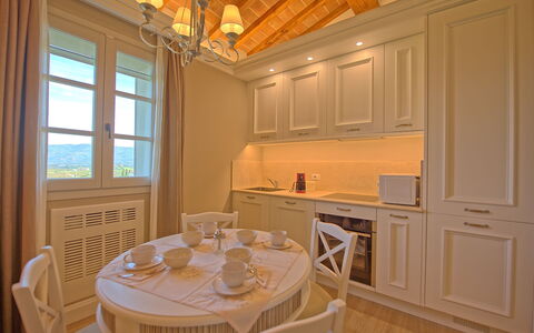 Alloggio Sole Di Vino - 3: Cucina, Sala da pranzo, Soggiorno