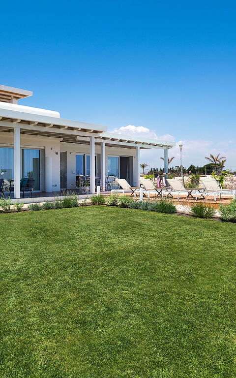 Villa San Lorenzo Palma: all'aperto, Giardino