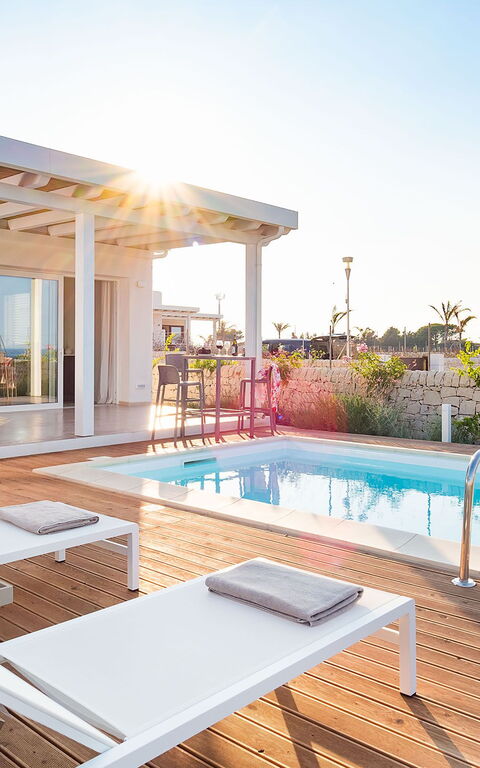 Villa San Lorenzo Palma: all'aperto, Piscina