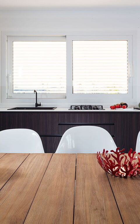 Villa San Lorenzo Palma: Cucina, Sala da pranzo