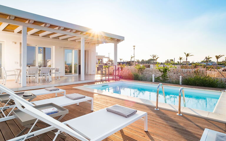 Villa San Lorenzo Palma: all'aperto, Piscina