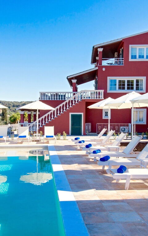 Villa Corfu Panorama: Piscina