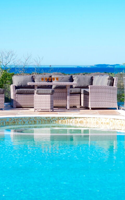 Villa Corfu Panorama: Piscina