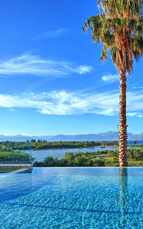 Villa Corfu Panorama: all'aperto, Piscina, Vista Panoramica