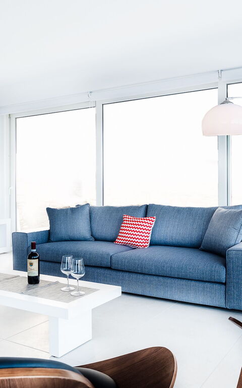 Villa Athena: Cucina, Sala da pranzo, Soggiorno