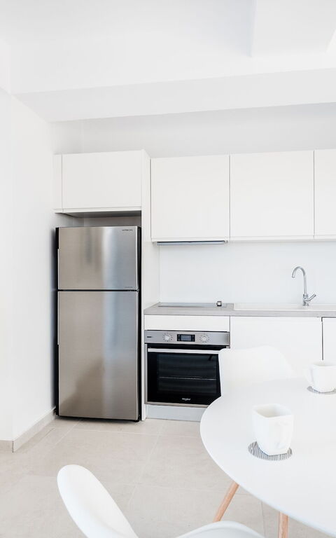 Villa Athena: Cucina, Sala da pranzo, Soggiorno