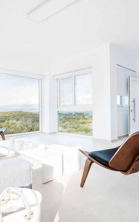 Villa Athena: Cucina, Sala da pranzo, Soggiorno