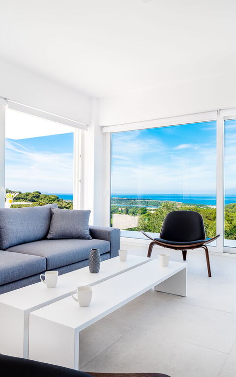 Villa Nafsika: Soggiorno