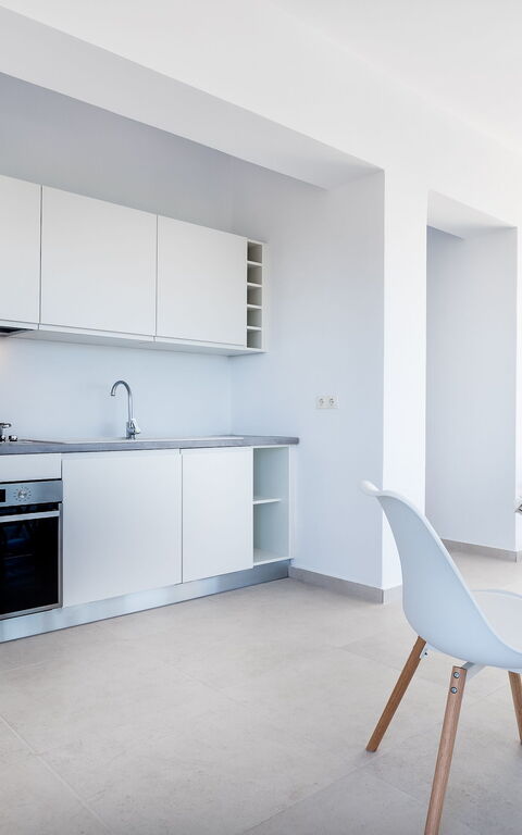 Villa Nafsika: Cucina, Sala da pranzo