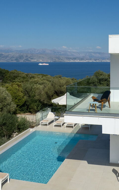 Villa Nafsika: all'aperto, Esterni, Piscina, Vista Panoramica