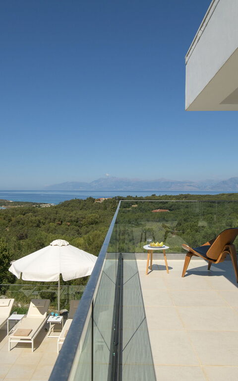 Villa Nafsika: all'aperto, Esterni, Vista Panoramica