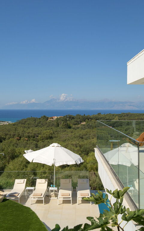 Villa Nafsika: all'aperto, Esterni, Giardino, Vista Panoramica