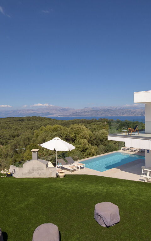 Villa Nafsika: all'aperto, Esterni, Giardino, Vista Panoramica