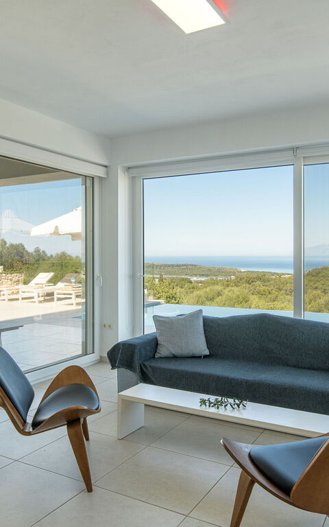 Villa Nafsika: Soggiorno