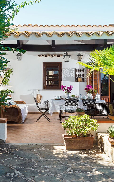 Villa Cala Mancina: all'aperto