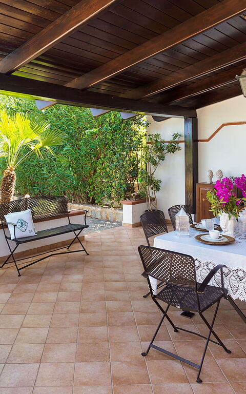 Villa Cala Mancina: all'aperto