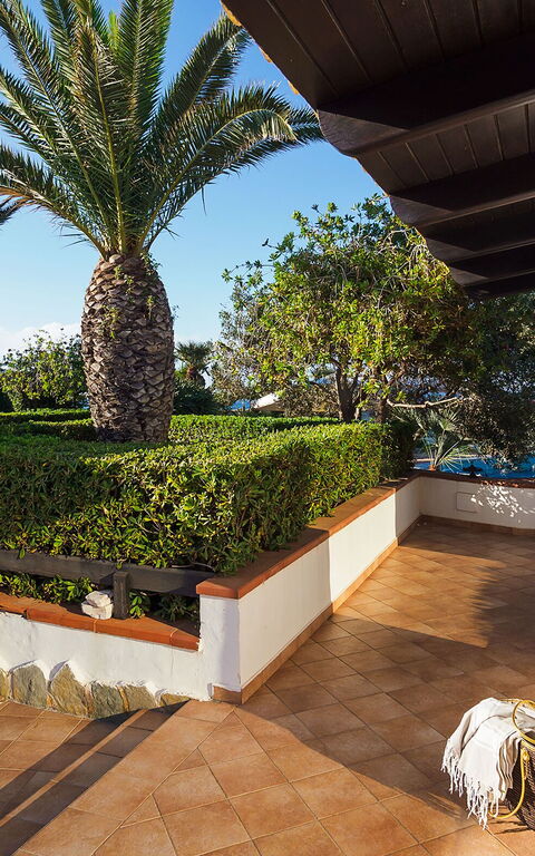 Villa Cala Mancina: all'aperto