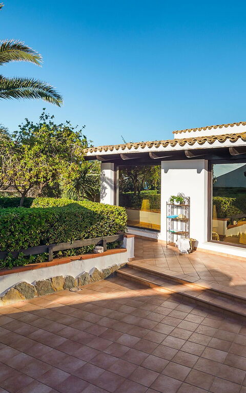 Villa Cala Mancina: all'aperto