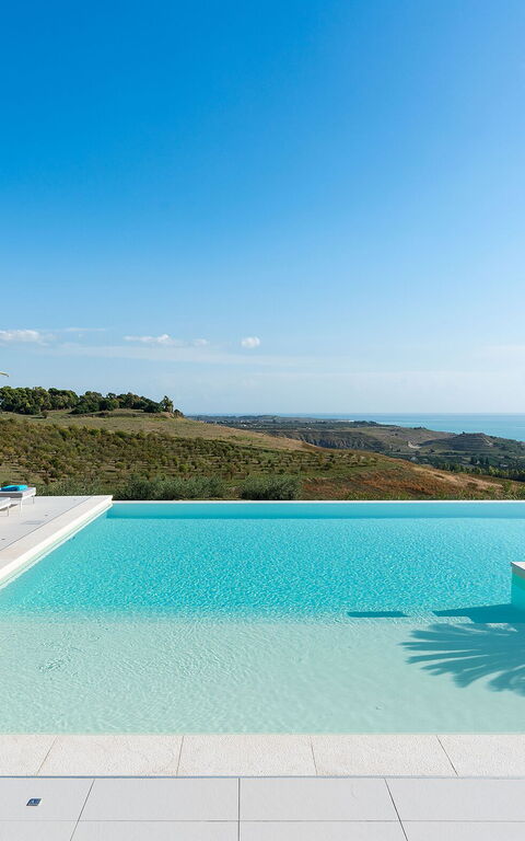 Villa Camemi: all'aperto, Estate, Piscina, Vista Panoramica