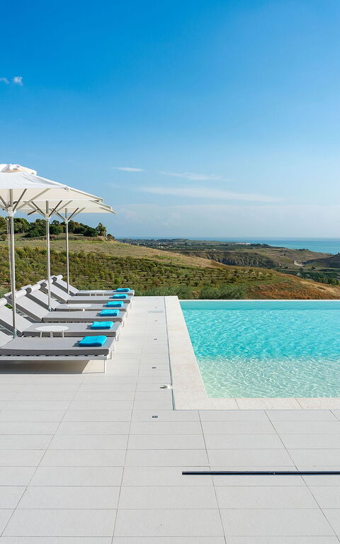 Villa Camemi: all'aperto, Estate, Giardino, Piscina, Vista Panoramica