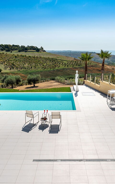 Villa Camemi: all'aperto, Estate, Piscina, Vista Panoramica