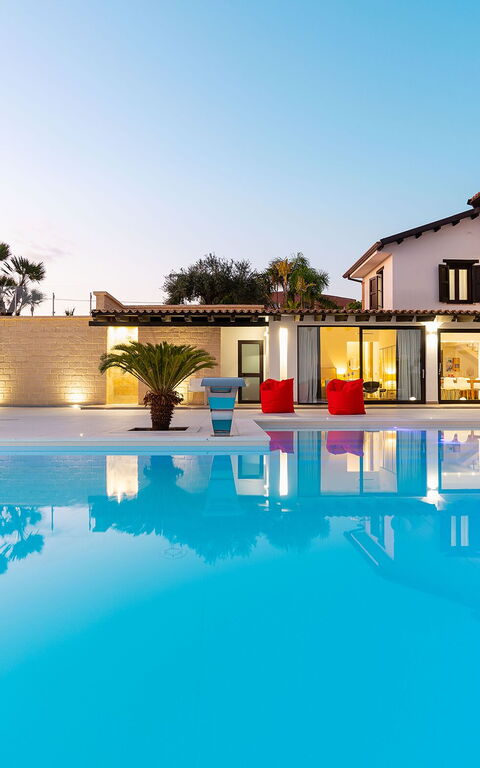 Villa Camemi: all'aperto, Estate, Piscina