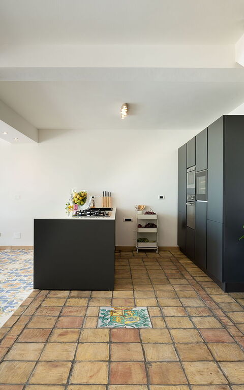 Villa Camemi: Cucina, Sala da pranzo