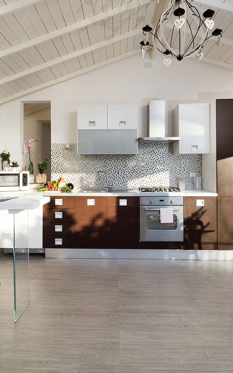 Villa Pales: Cucina, Sala da pranzo