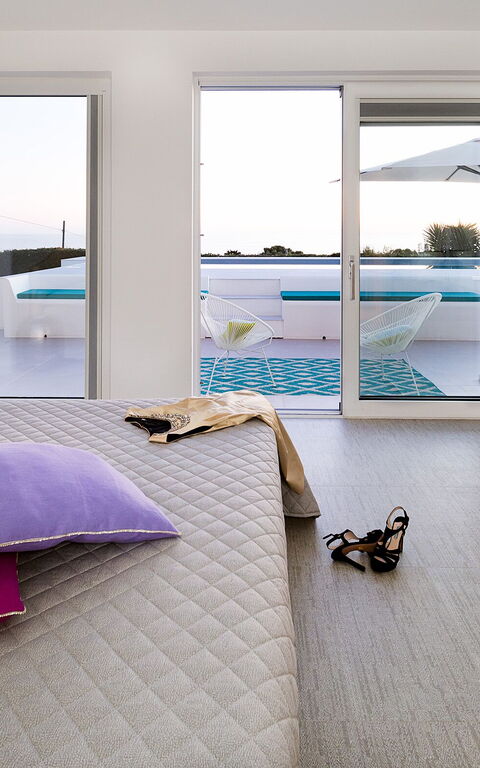 Villa Pales: Camera da letto