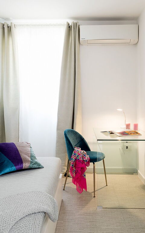 Villa Pales: Camera da letto