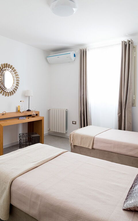 Villa Pales: Camera da letto