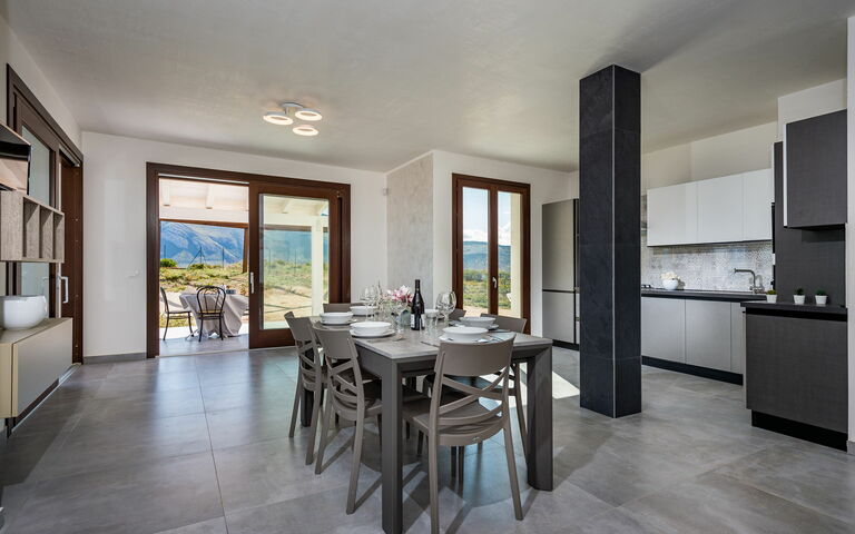 Villa Livreri: Cucina, Sala da pranzo