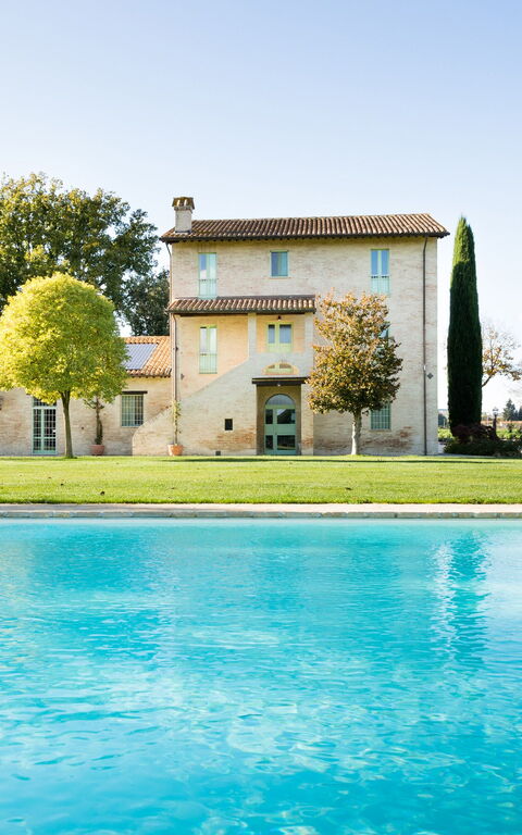 Villa Apollinare: Estate, Piscina